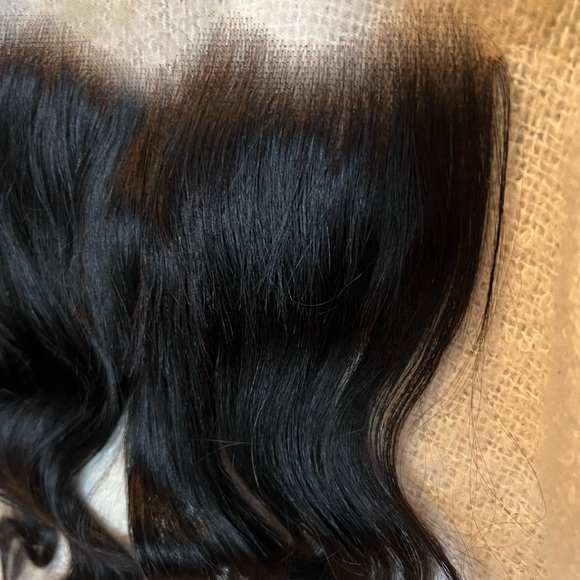 12” Body Wave Natural Black 100% Human Hair 13x4 HD Lace Front #A1 - Picture 9 of 10
